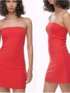 Aritzia Wilfred Strapless Mini Dress